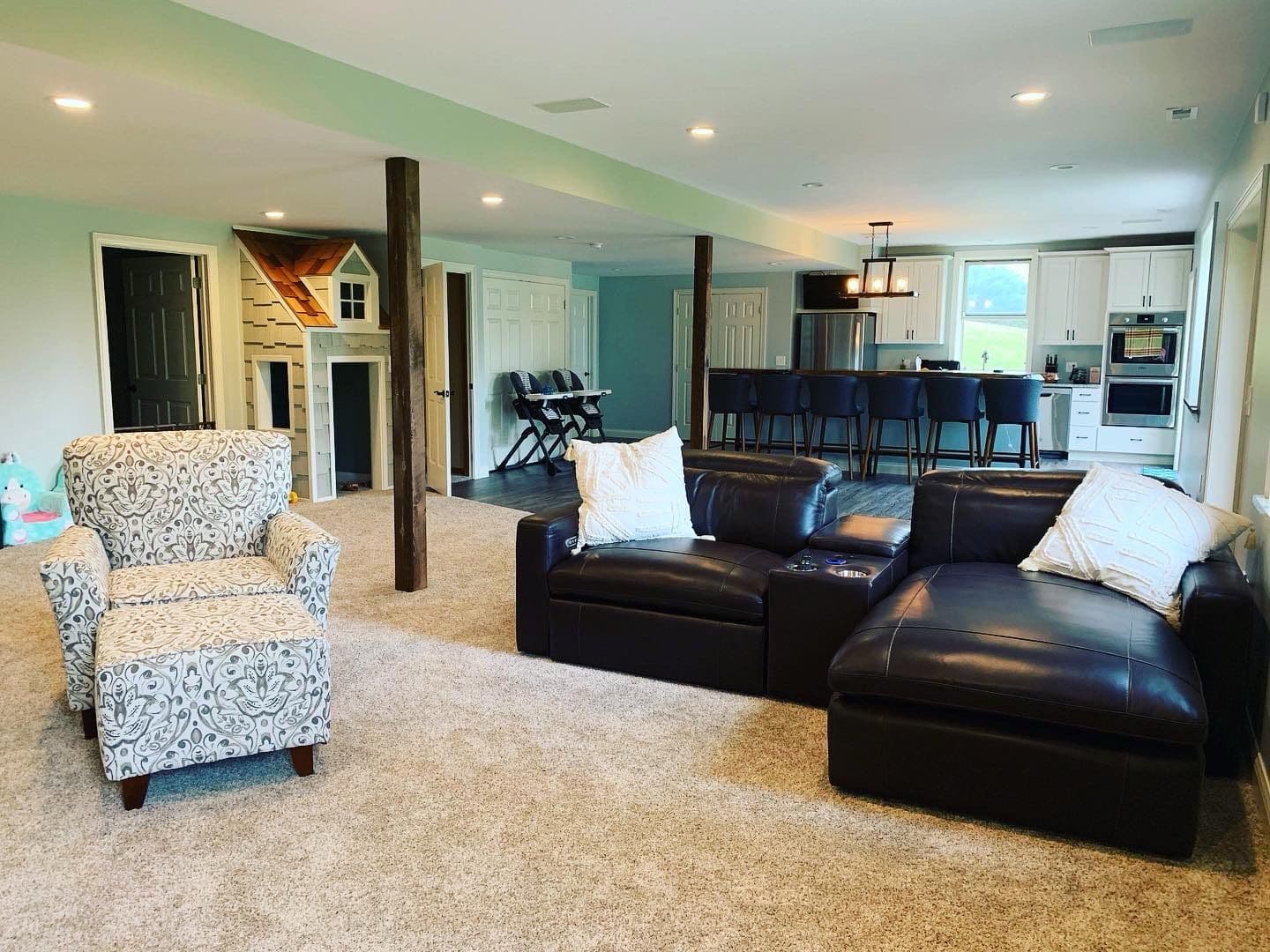 Chic Basement Makeover in Timber Valley image
